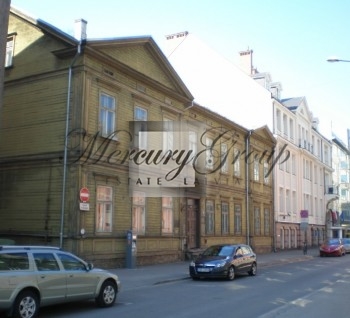 The land and three-storey building in the center of Riga...