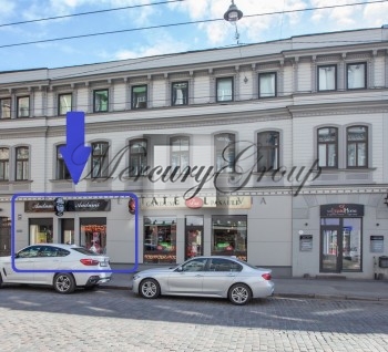 For lease commercial premises in the center of Riga