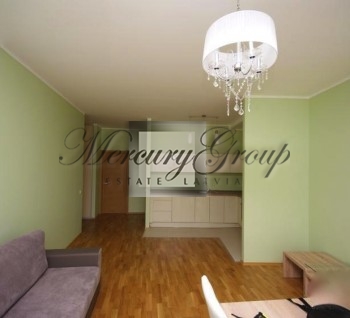 For rent a sunny 3 room apartment in a quiet and green district of Rig...