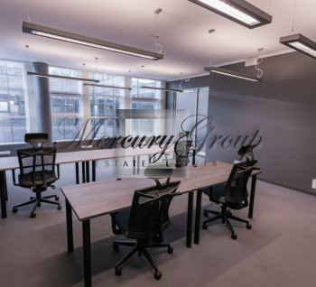 Modern offices with the view to the Old Town