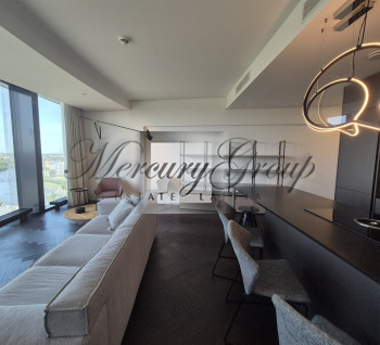 Apartment for rent with a panoramic view of the Daugava embankment and the Old Town