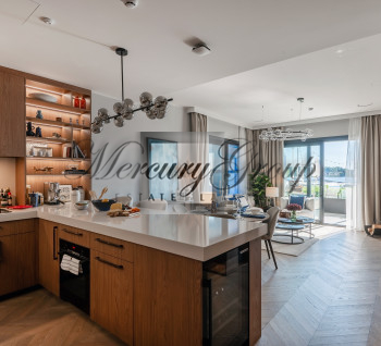Pārdod dzīvokli ar 1 guļamistabu Riga Waterfront Courtyard mājā.