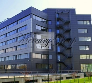 A modern newly built office building in Purvciems area. The real estat...
