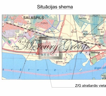 A commercial land plot for sale in Salaspils municipality...