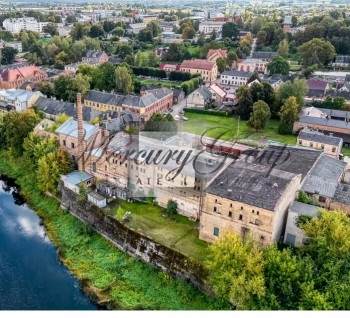 Инвестиционный объект, который находится в старом городе Бауска, Латвия.