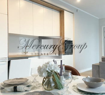 Cozy 2-room apartment with two balconies in a new project