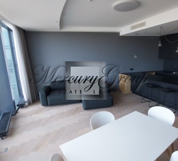 Apartment for rent with a panoramic view of the Daugava embankment and the Old Town