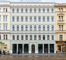 Renovated building in the city center of Riga