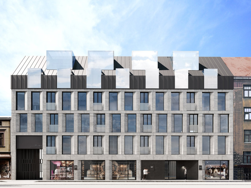Modern project in the city center of Riga. Nr. 1