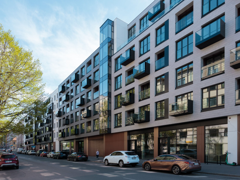 Heart of Hanza is a super modern multi apartment residential project in the centre of Riga. Nr. 1